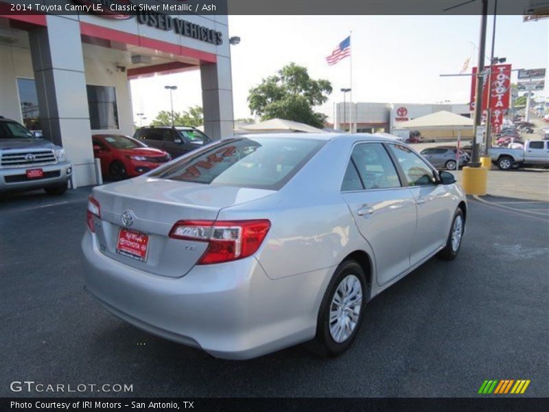 Classic Silver Metallic / Ash 2014 Toyota Camry LE