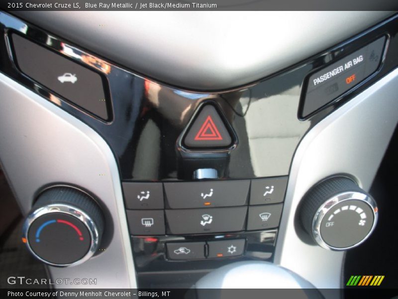 Blue Ray Metallic / Jet Black/Medium Titanium 2015 Chevrolet Cruze LS