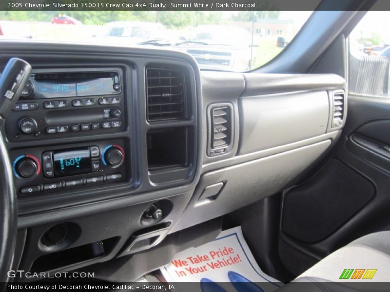 Summit White / Dark Charcoal 2005 Chevrolet Silverado 3500 LS Crew Cab 4x4 Dually