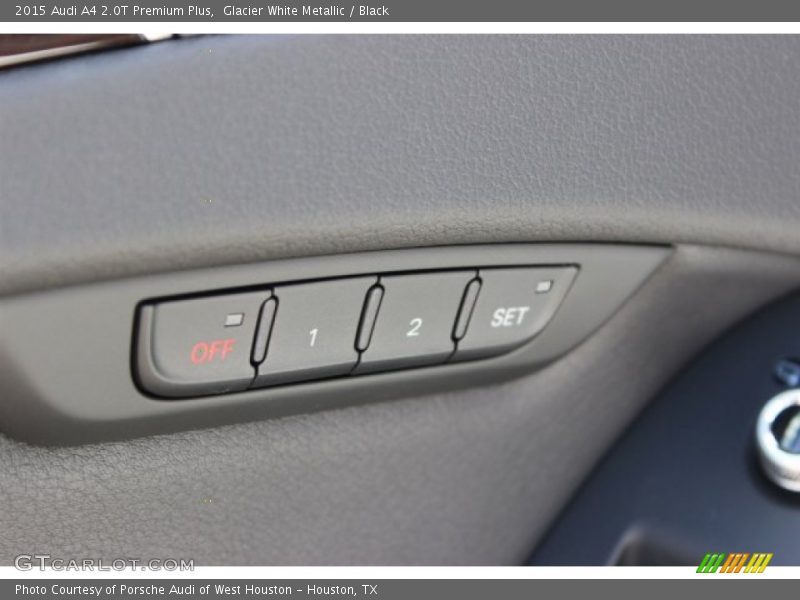 Glacier White Metallic / Black 2015 Audi A4 2.0T Premium Plus