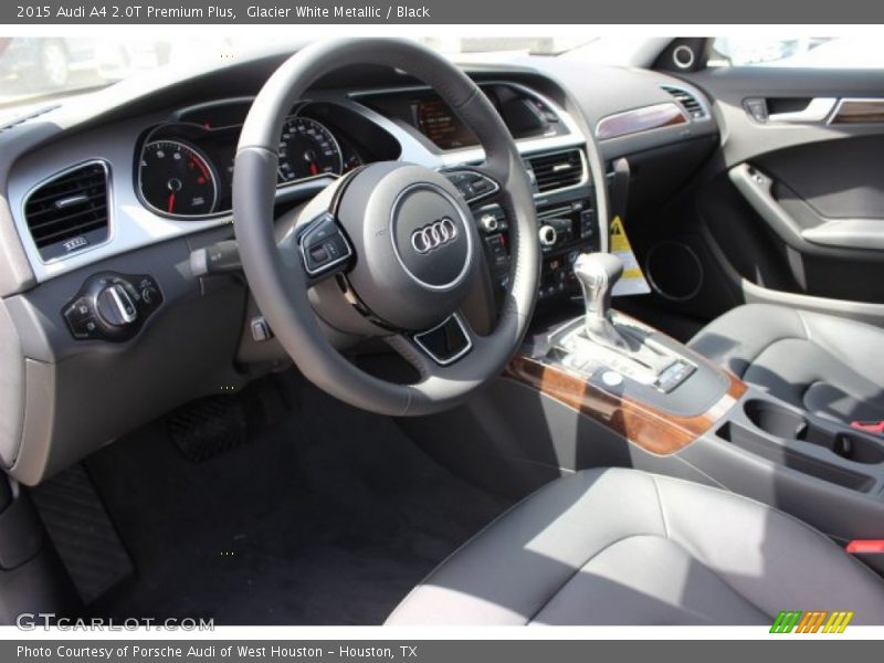 Glacier White Metallic / Black 2015 Audi A4 2.0T Premium Plus