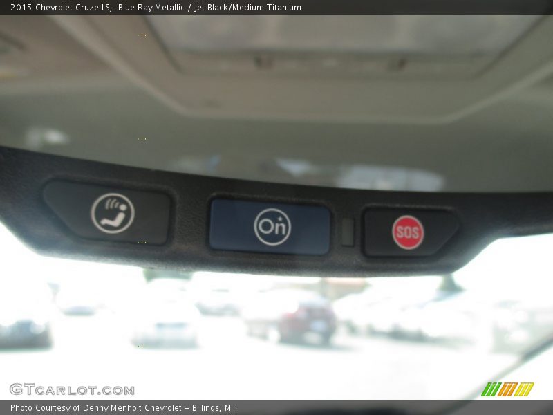 Blue Ray Metallic / Jet Black/Medium Titanium 2015 Chevrolet Cruze LS