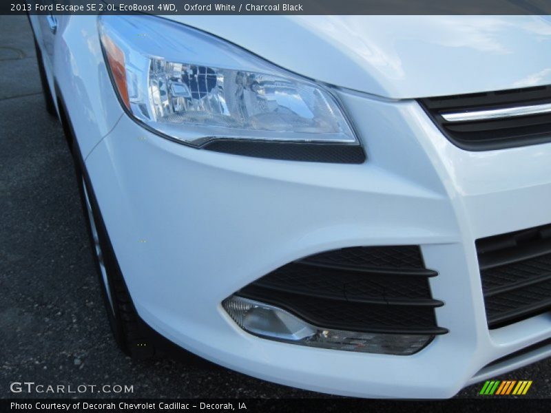 Oxford White / Charcoal Black 2013 Ford Escape SE 2.0L EcoBoost 4WD