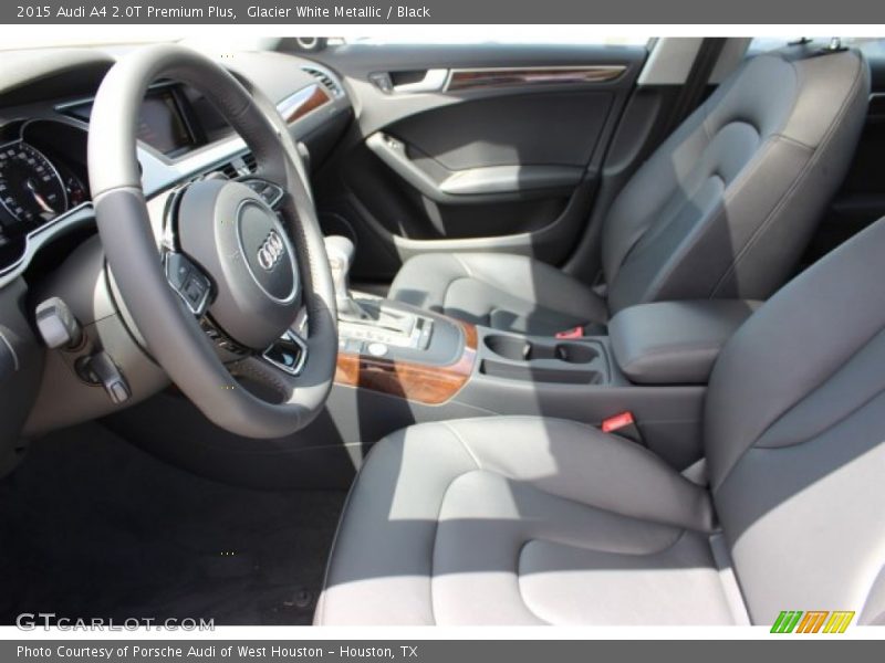 Glacier White Metallic / Black 2015 Audi A4 2.0T Premium Plus