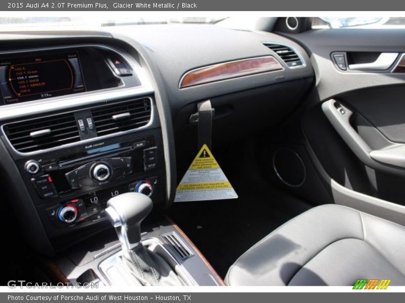 Glacier White Metallic / Black 2015 Audi A4 2.0T Premium Plus