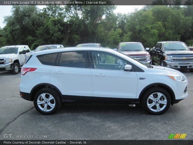 Oxford White / Charcoal Black 2013 Ford Escape SE 2.0L EcoBoost 4WD