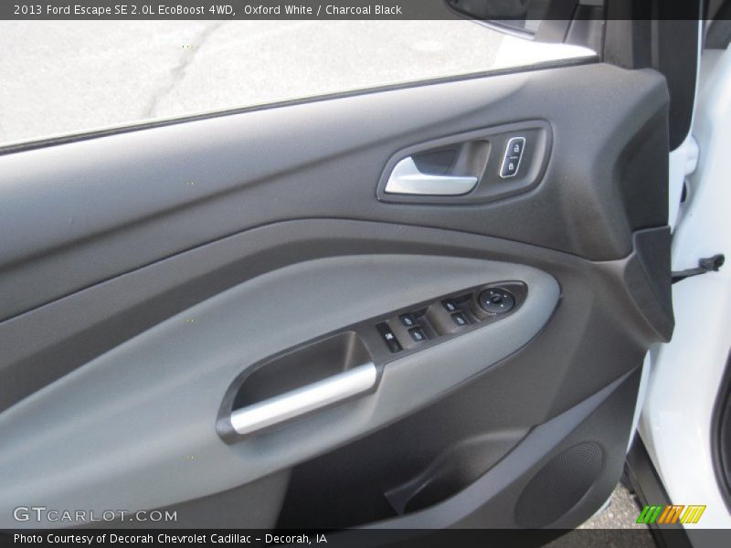 Oxford White / Charcoal Black 2013 Ford Escape SE 2.0L EcoBoost 4WD