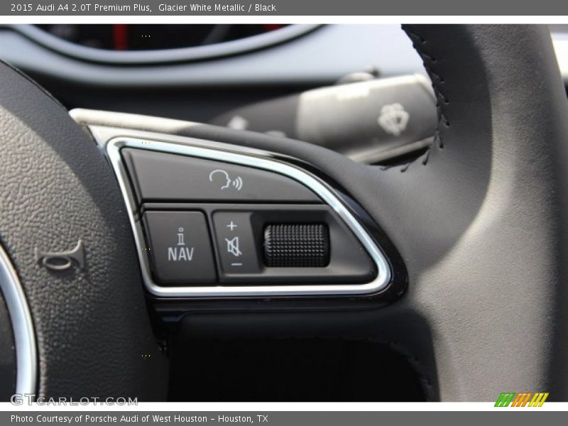Glacier White Metallic / Black 2015 Audi A4 2.0T Premium Plus