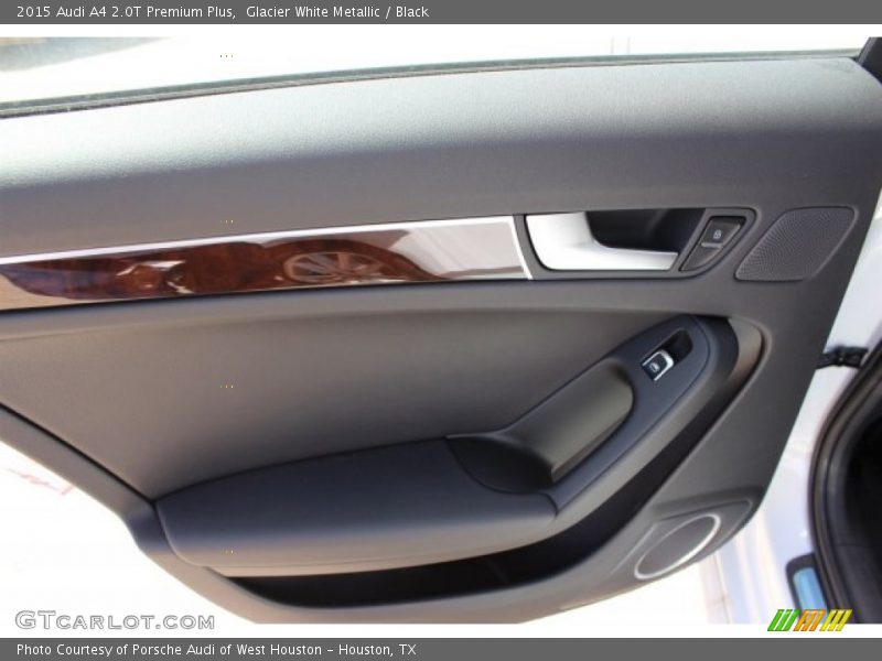 Glacier White Metallic / Black 2015 Audi A4 2.0T Premium Plus