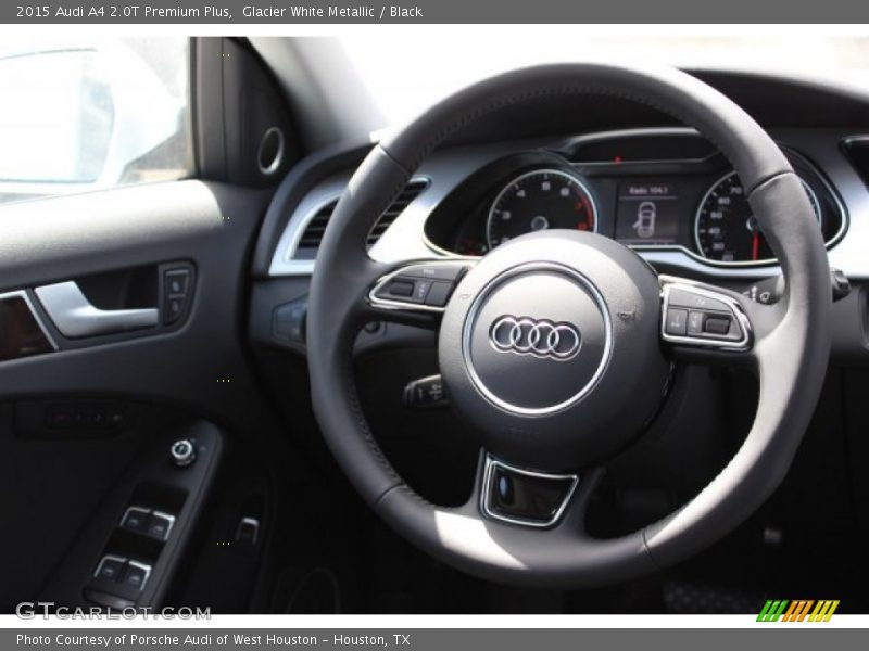 Glacier White Metallic / Black 2015 Audi A4 2.0T Premium Plus