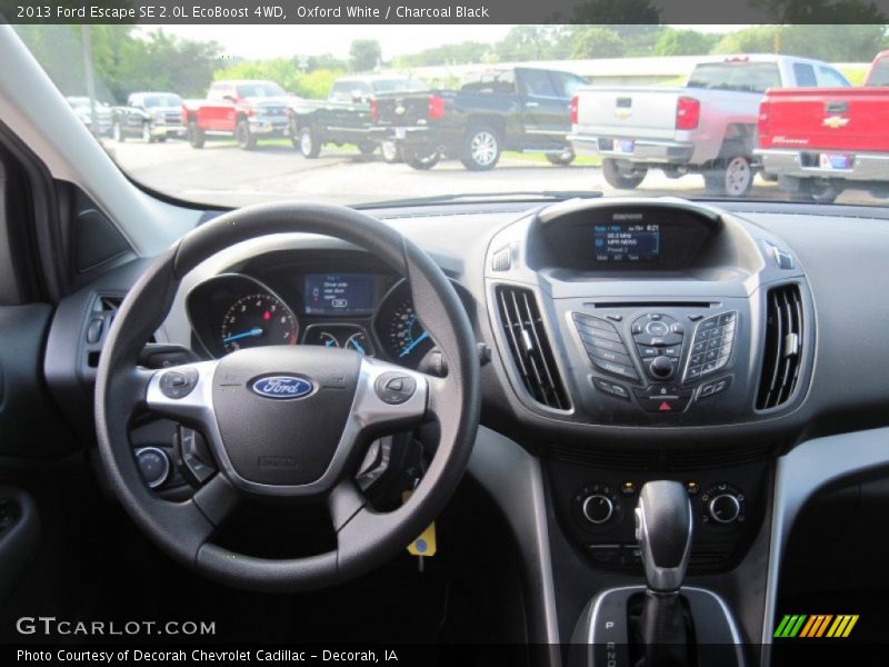 Oxford White / Charcoal Black 2013 Ford Escape SE 2.0L EcoBoost 4WD