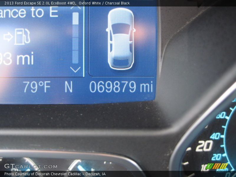 Oxford White / Charcoal Black 2013 Ford Escape SE 2.0L EcoBoost 4WD