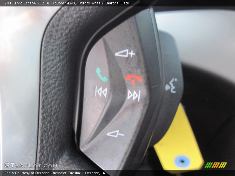 Oxford White / Charcoal Black 2013 Ford Escape SE 2.0L EcoBoost 4WD