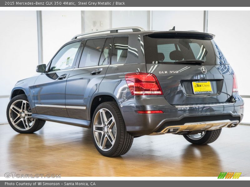 Steel Grey Metallic / Black 2015 Mercedes-Benz GLK 350 4Matic