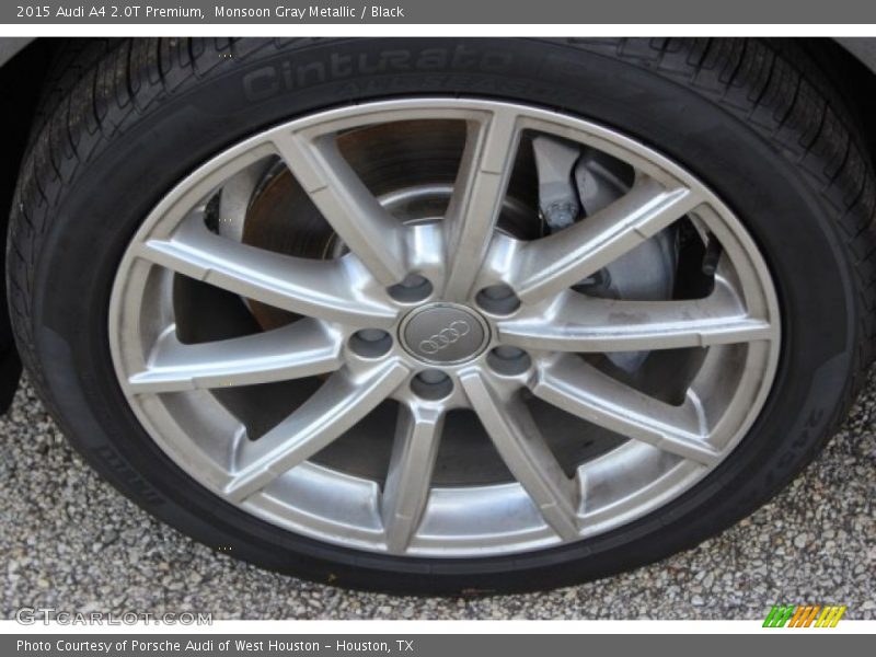 Monsoon Gray Metallic / Black 2015 Audi A4 2.0T Premium