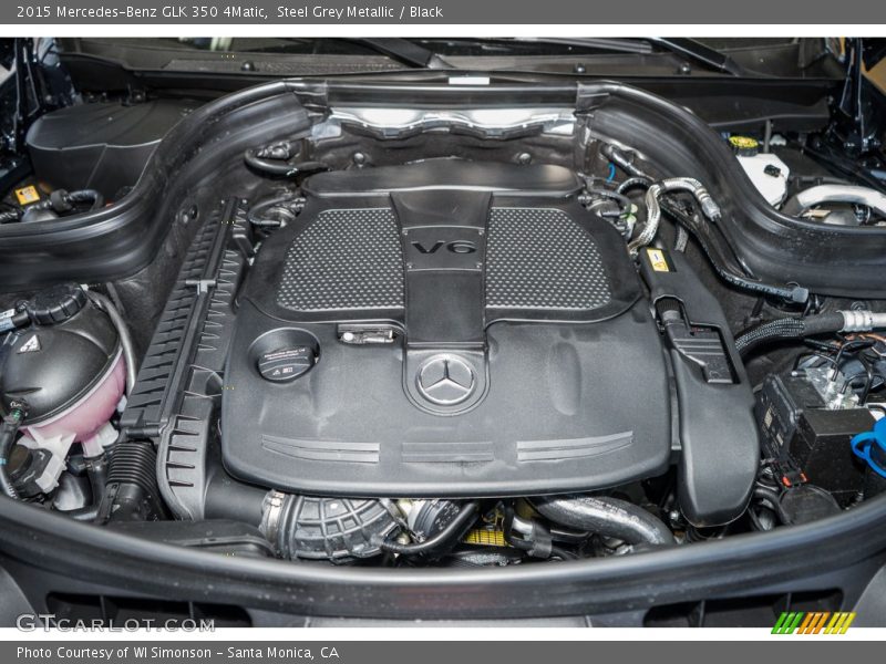 Steel Grey Metallic / Black 2015 Mercedes-Benz GLK 350 4Matic