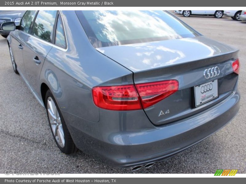 Monsoon Gray Metallic / Black 2015 Audi A4 2.0T Premium