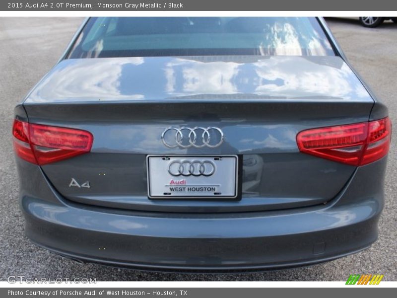 Monsoon Gray Metallic / Black 2015 Audi A4 2.0T Premium