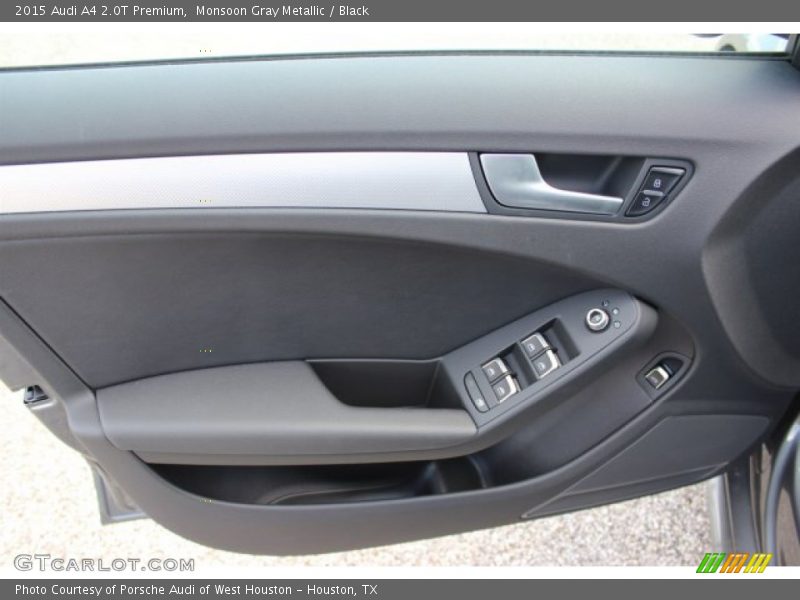 Monsoon Gray Metallic / Black 2015 Audi A4 2.0T Premium