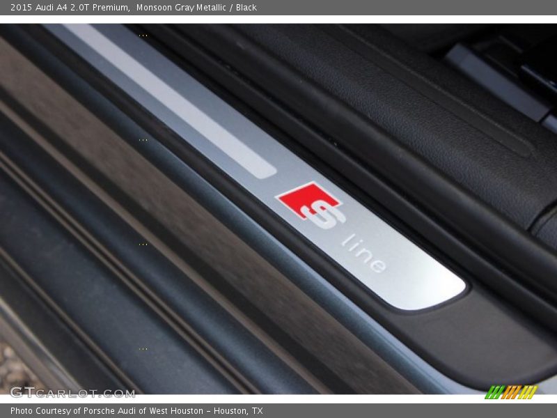 Monsoon Gray Metallic / Black 2015 Audi A4 2.0T Premium