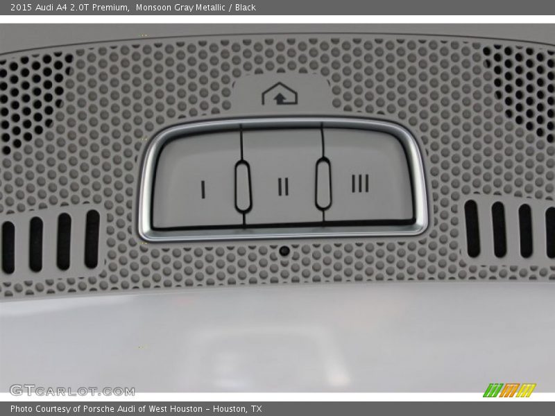Monsoon Gray Metallic / Black 2015 Audi A4 2.0T Premium