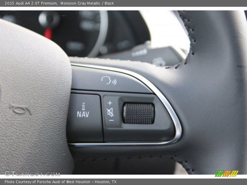 Monsoon Gray Metallic / Black 2015 Audi A4 2.0T Premium