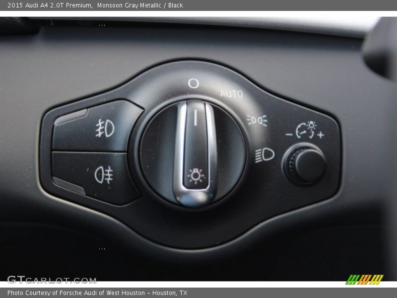 Monsoon Gray Metallic / Black 2015 Audi A4 2.0T Premium