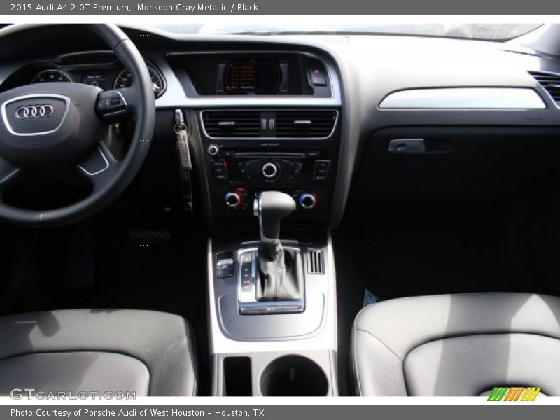 Monsoon Gray Metallic / Black 2015 Audi A4 2.0T Premium