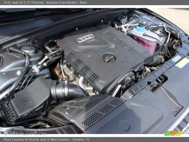 Monsoon Gray Metallic / Black 2015 Audi A4 2.0T Premium