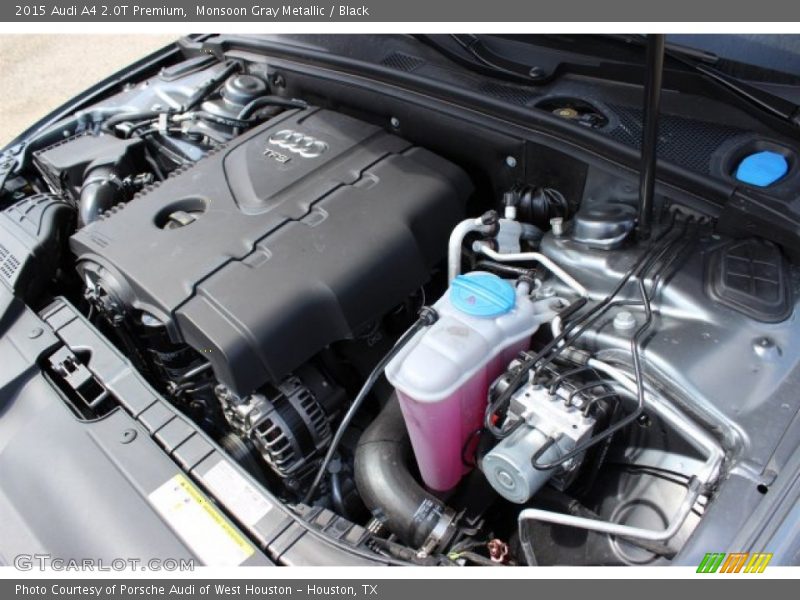 Monsoon Gray Metallic / Black 2015 Audi A4 2.0T Premium