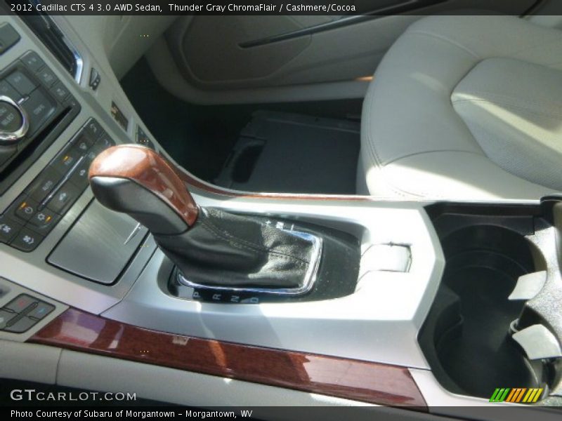 Thunder Gray ChromaFlair / Cashmere/Cocoa 2012 Cadillac CTS 4 3.0 AWD Sedan