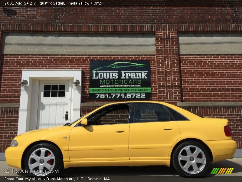 Imola Yellow / Onyx 2001 Audi S4 2.7T quattro Sedan