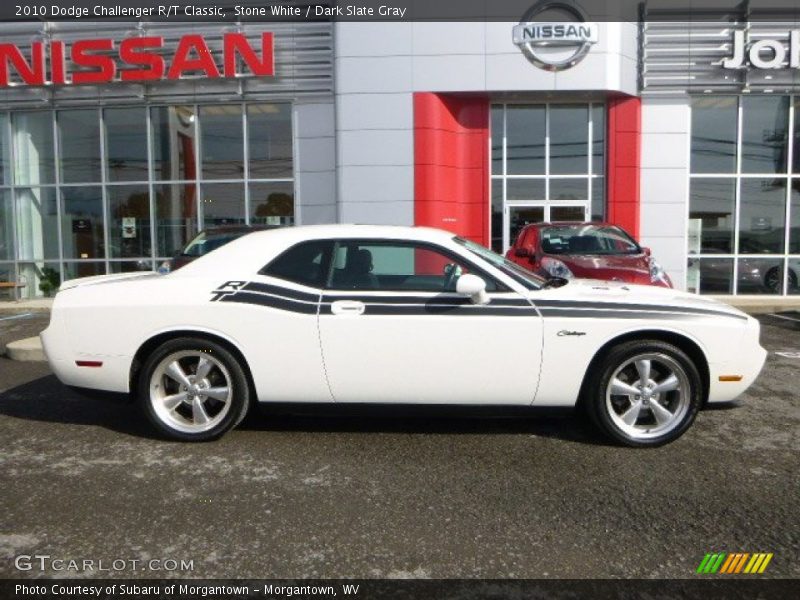 Stone White / Dark Slate Gray 2010 Dodge Challenger R/T Classic