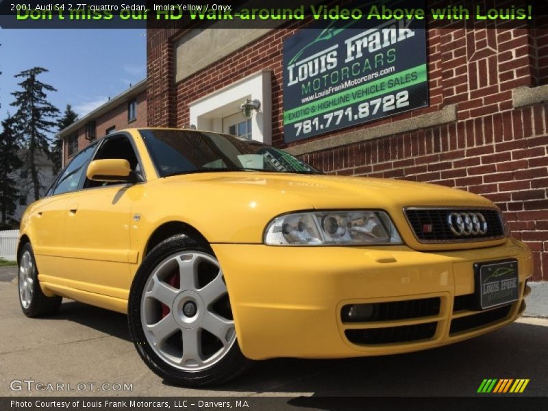 Imola Yellow / Onyx 2001 Audi S4 2.7T quattro Sedan