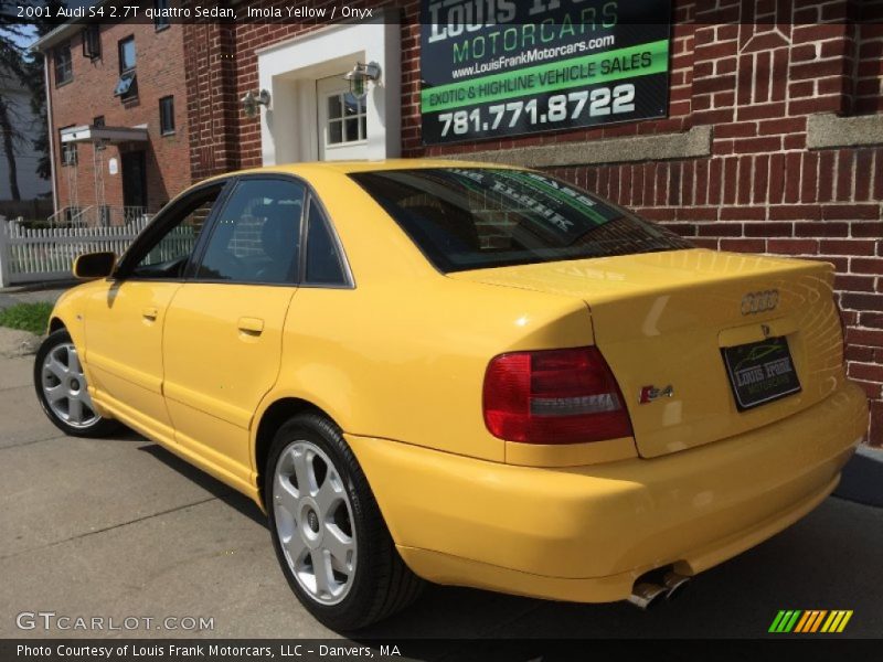 Imola Yellow / Onyx 2001 Audi S4 2.7T quattro Sedan