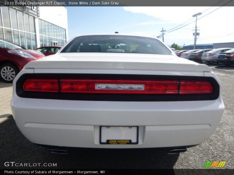 Stone White / Dark Slate Gray 2010 Dodge Challenger R/T Classic
