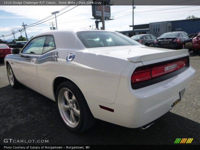 Stone White / Dark Slate Gray 2010 Dodge Challenger R/T Classic