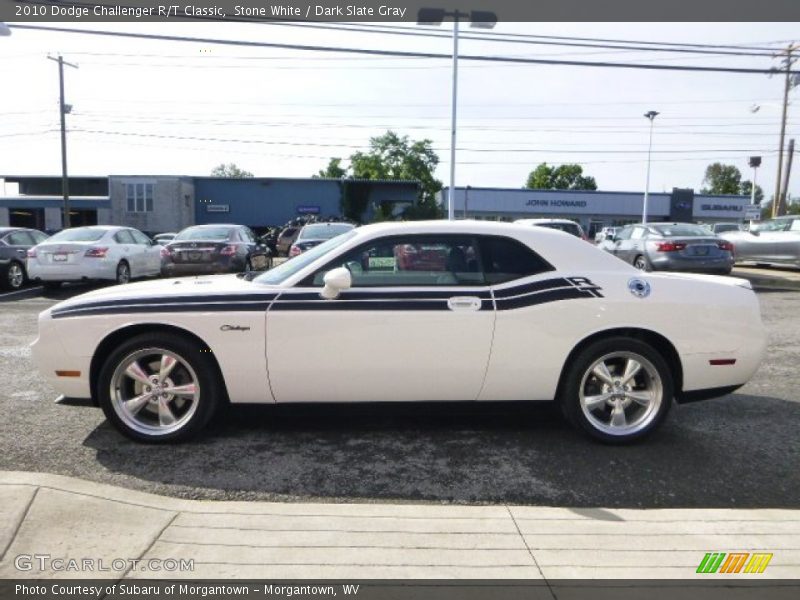 Stone White / Dark Slate Gray 2010 Dodge Challenger R/T Classic