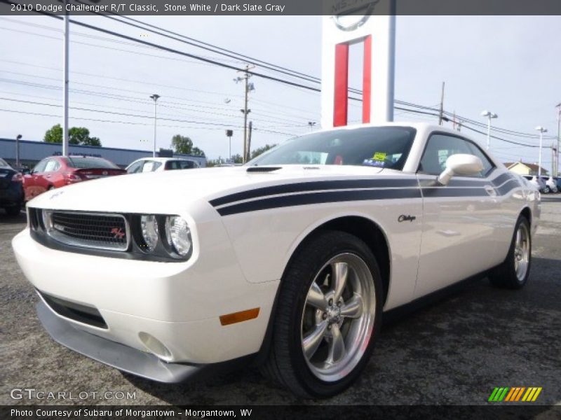 Stone White / Dark Slate Gray 2010 Dodge Challenger R/T Classic
