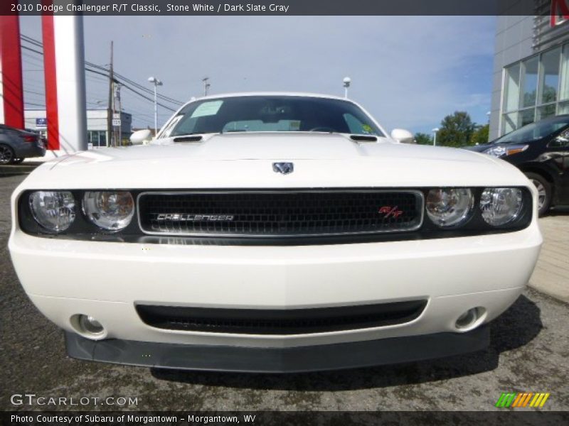 Stone White / Dark Slate Gray 2010 Dodge Challenger R/T Classic