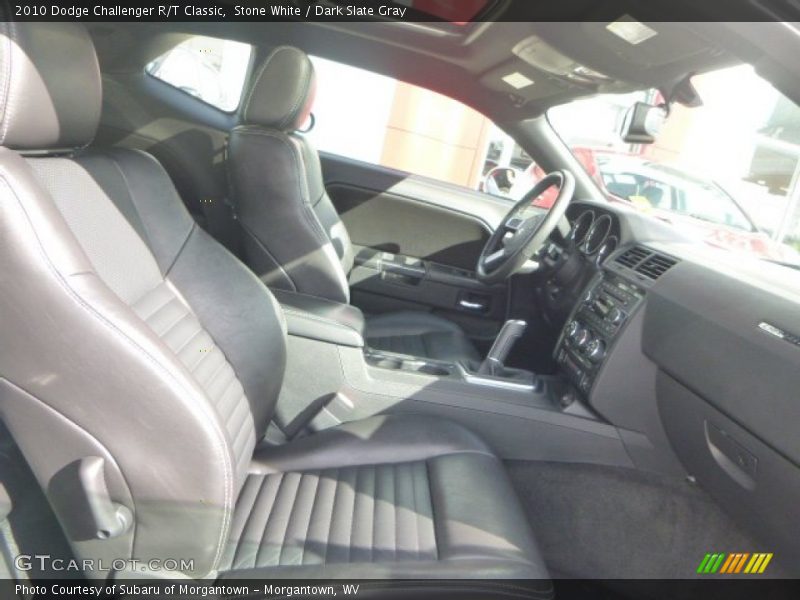Stone White / Dark Slate Gray 2010 Dodge Challenger R/T Classic