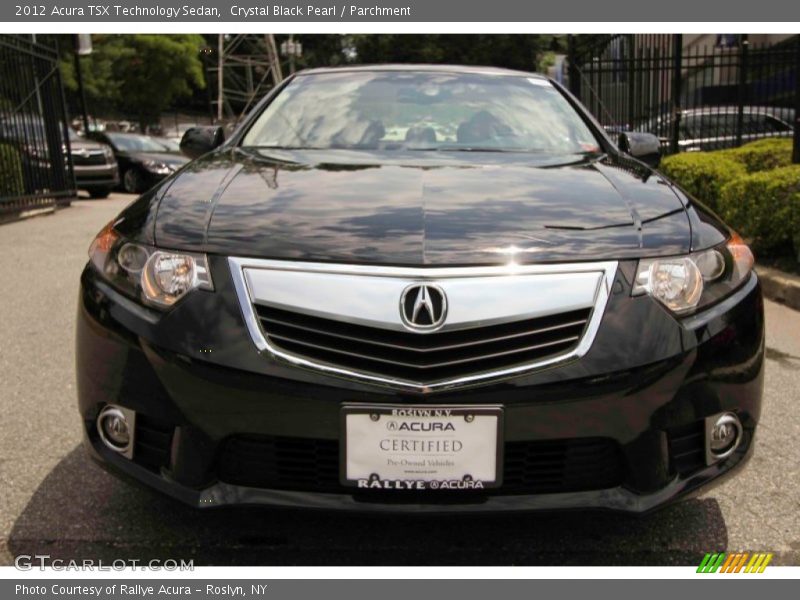 Crystal Black Pearl / Parchment 2012 Acura TSX Technology Sedan