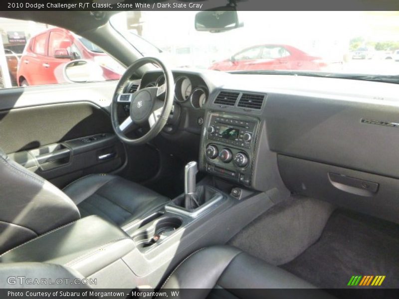 Stone White / Dark Slate Gray 2010 Dodge Challenger R/T Classic