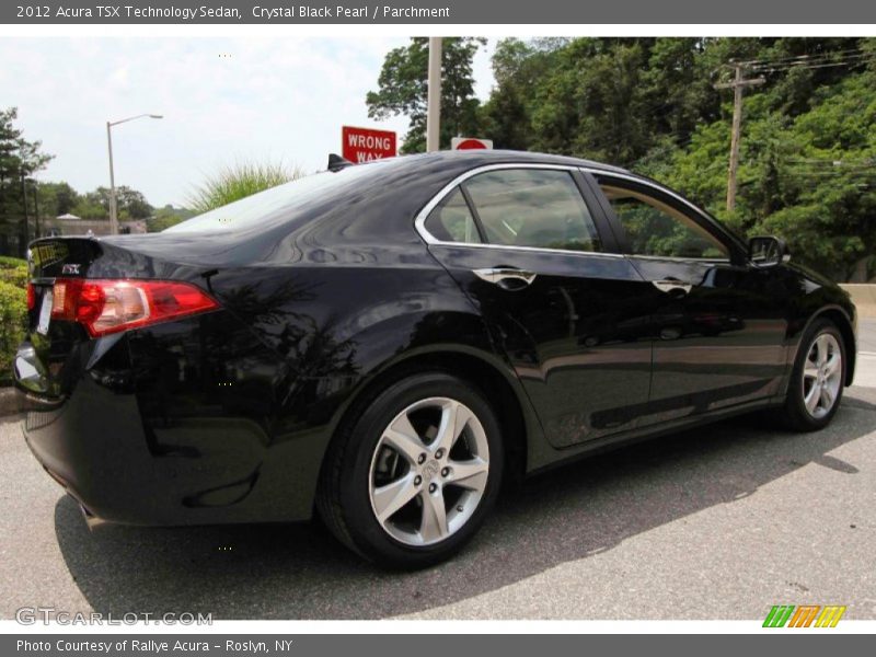 Crystal Black Pearl / Parchment 2012 Acura TSX Technology Sedan