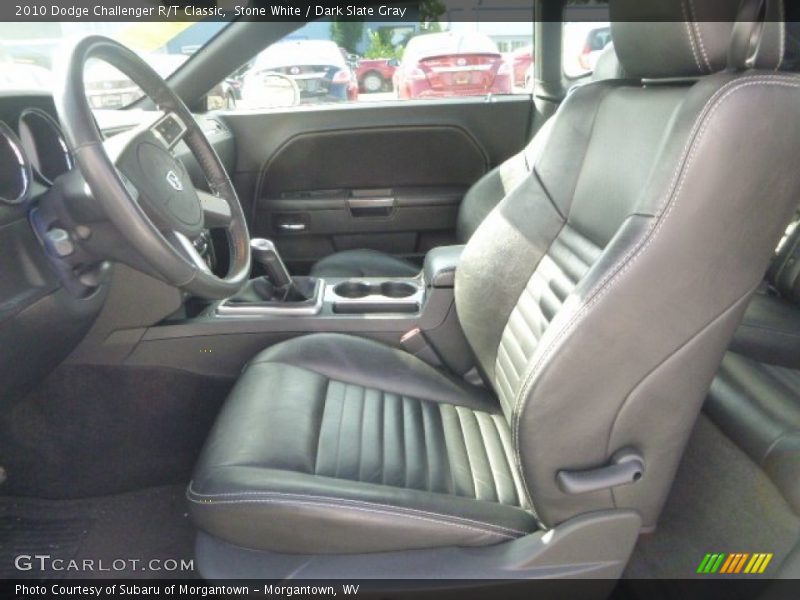 Stone White / Dark Slate Gray 2010 Dodge Challenger R/T Classic