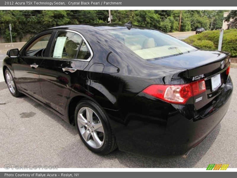 Crystal Black Pearl / Parchment 2012 Acura TSX Technology Sedan