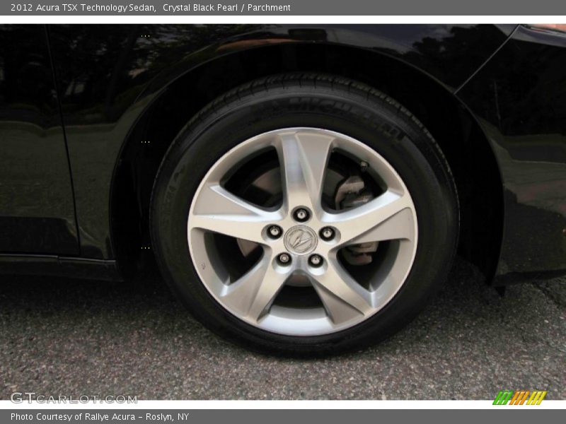 Crystal Black Pearl / Parchment 2012 Acura TSX Technology Sedan