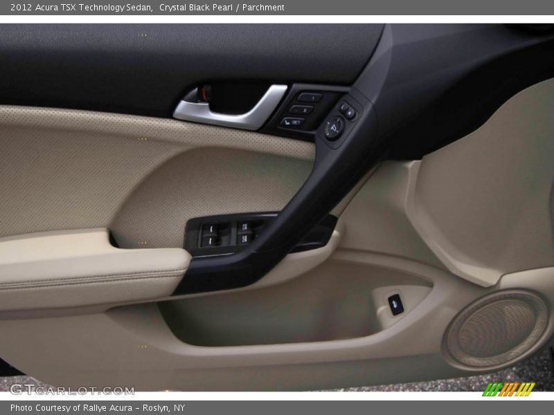 Crystal Black Pearl / Parchment 2012 Acura TSX Technology Sedan
