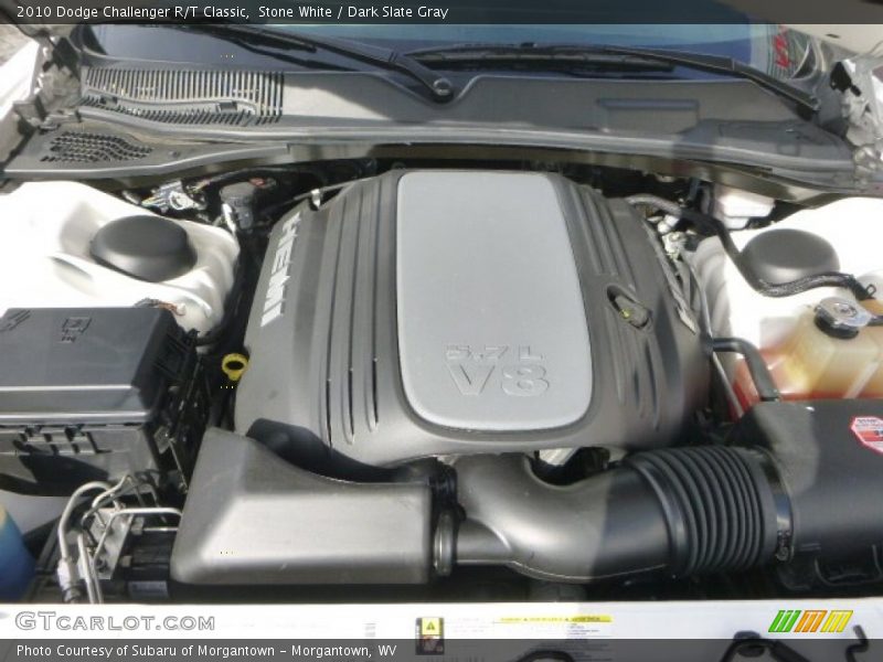 Stone White / Dark Slate Gray 2010 Dodge Challenger R/T Classic