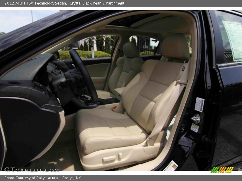 Crystal Black Pearl / Parchment 2012 Acura TSX Technology Sedan